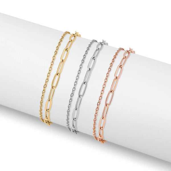 Layered anklet