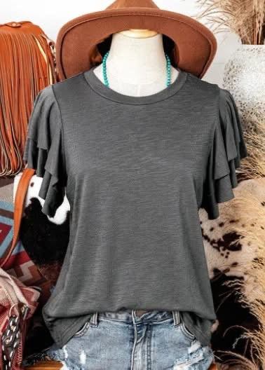 Cynthia flutter sleeve