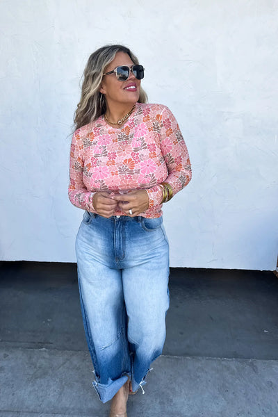 Vintage mesh top