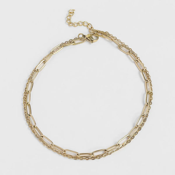 Layered anklet