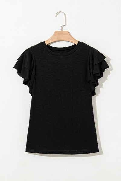 Cynthia flutter sleeve