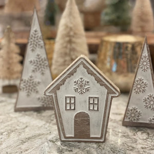 Christmas snowflake cottage