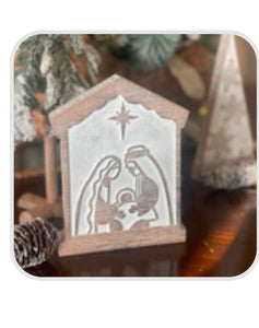 Carved Nativity