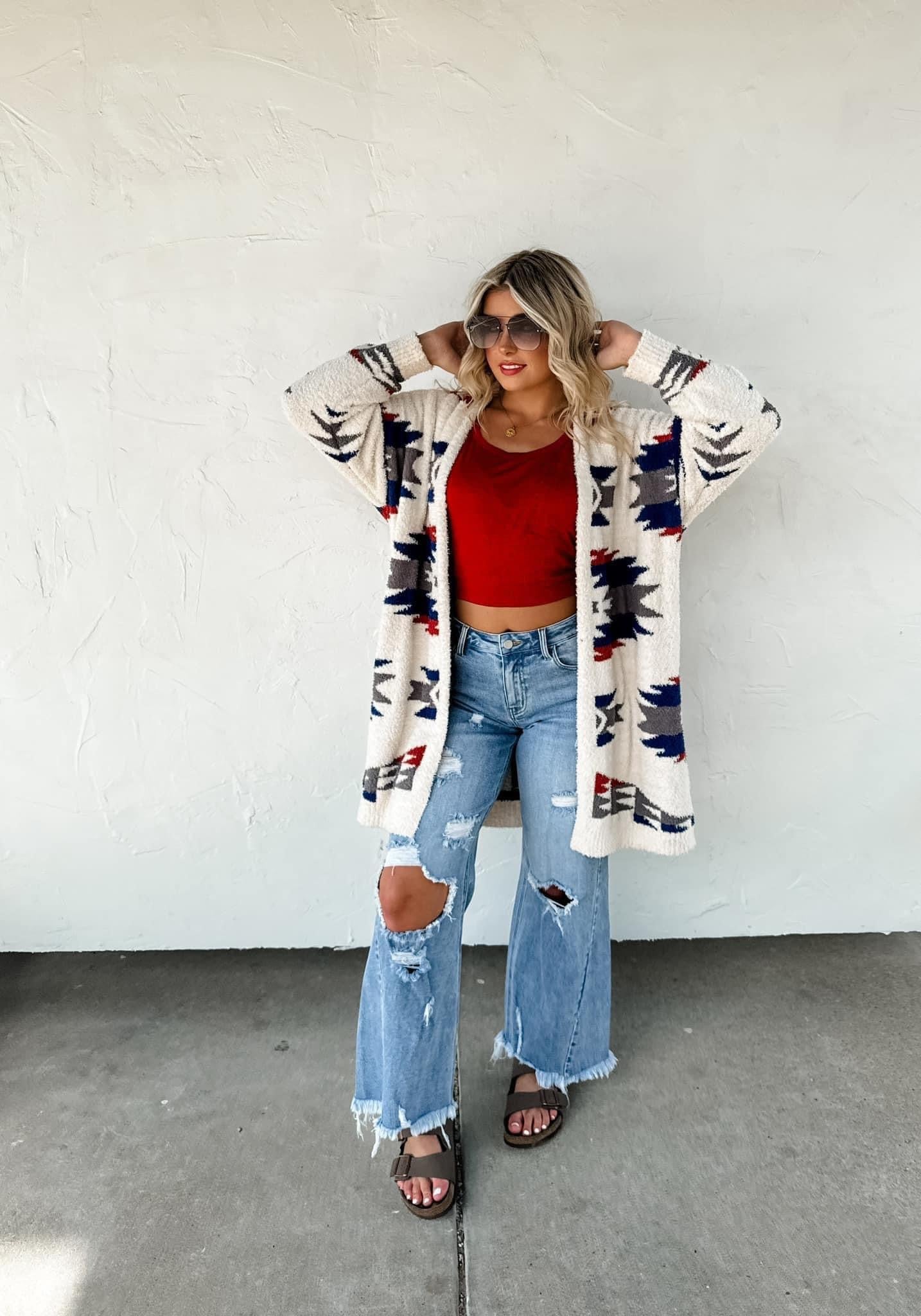 Aztec cozy cardigan