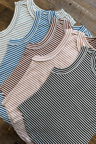 Bianca striped tank