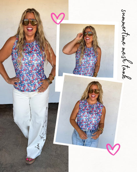 Summertime Mesh tank
