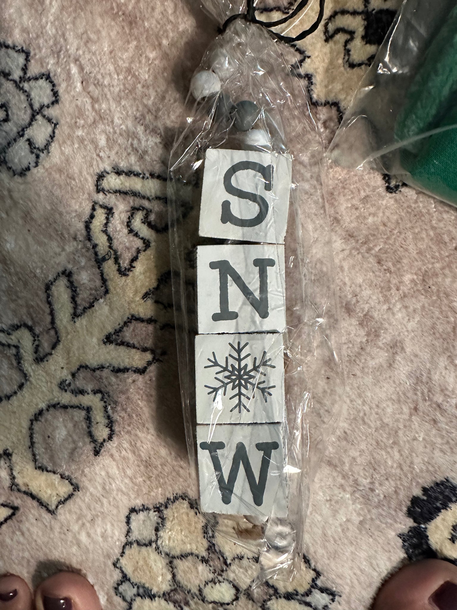 Snow ornament