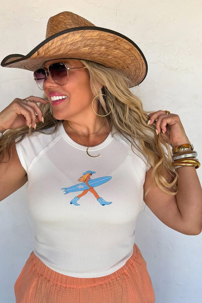 Surfer girl tee