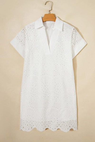 Eyelet dress
