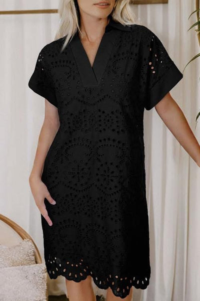 Eyelet dress