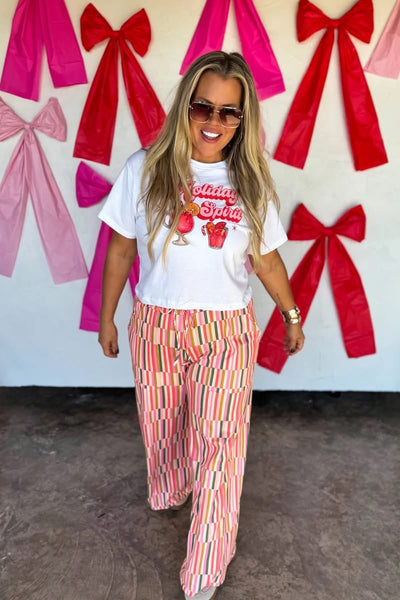 Christmas Haddie Wide leg
