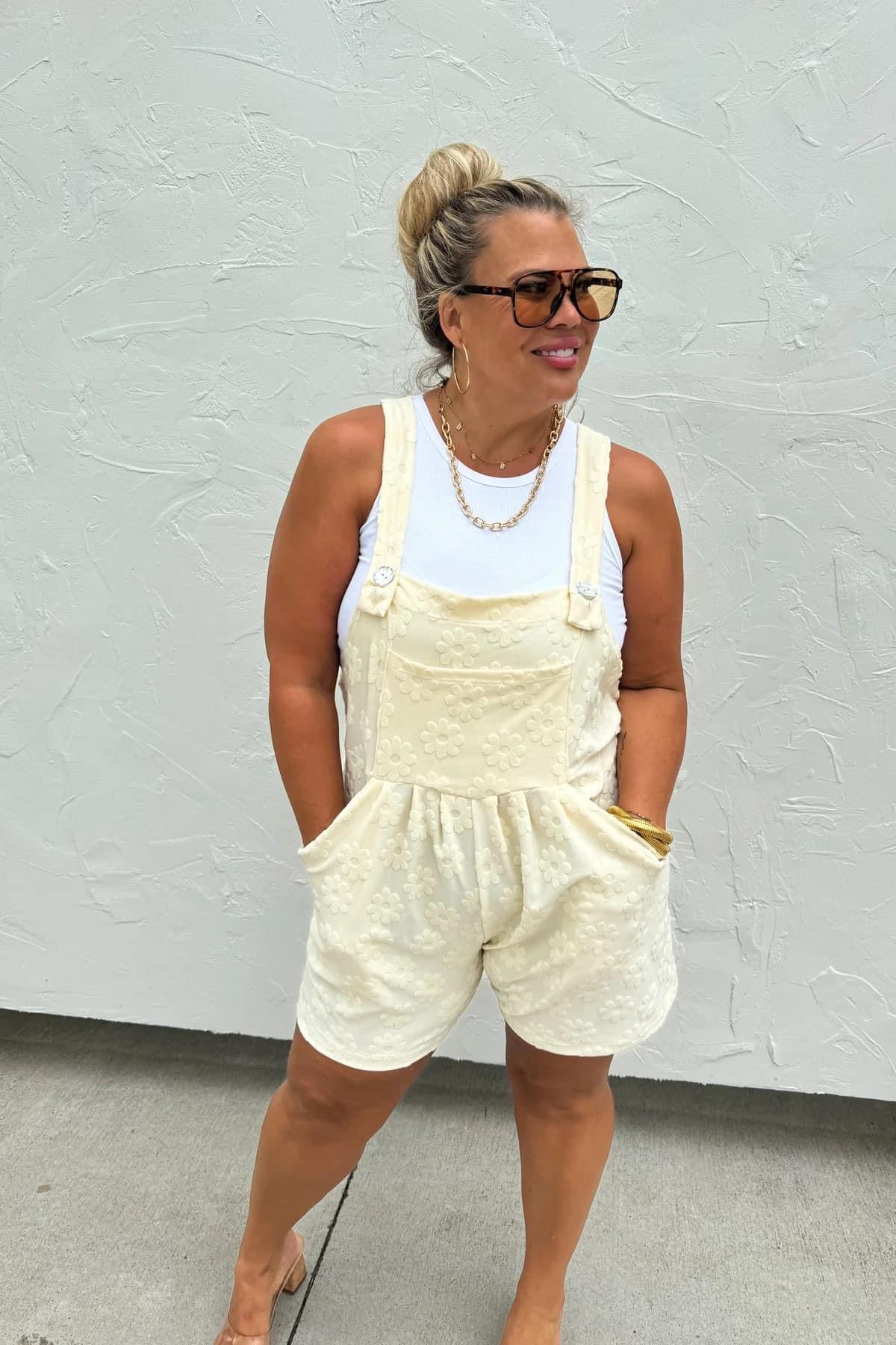 Cambrie Daisy Romper