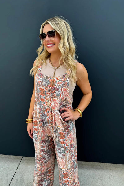 Cassidy Floral overalls