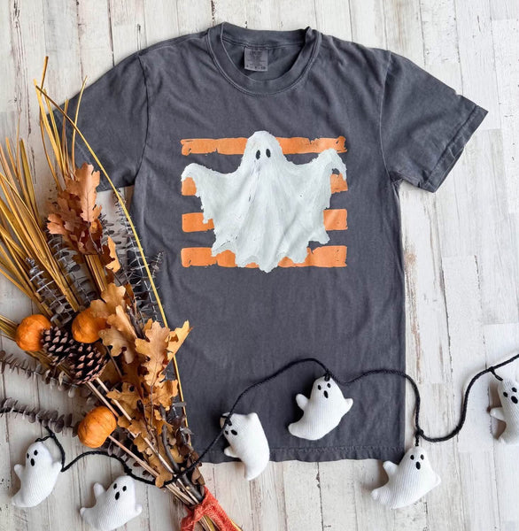Stripey ghost tee
