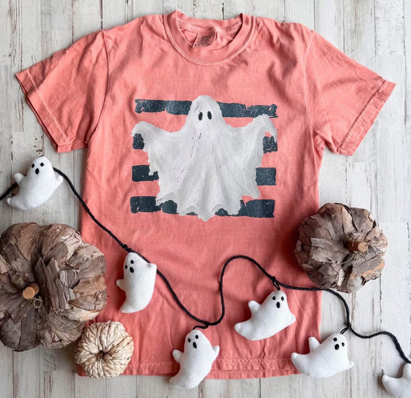 Stripey ghost tee
