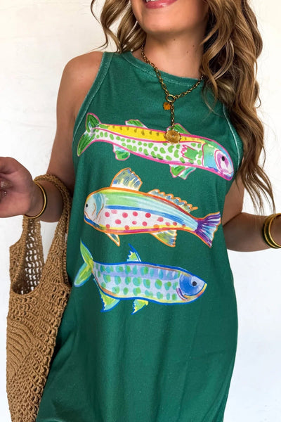 Tropic like it’s hot Terry dress