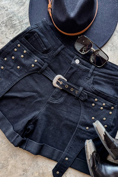 Festival nights buckle shorts