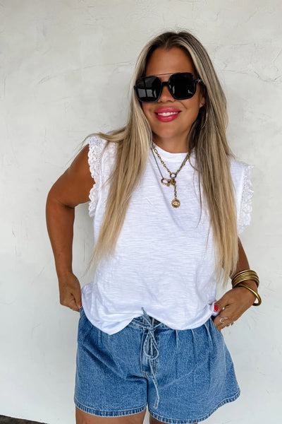 Sweet lace days tee