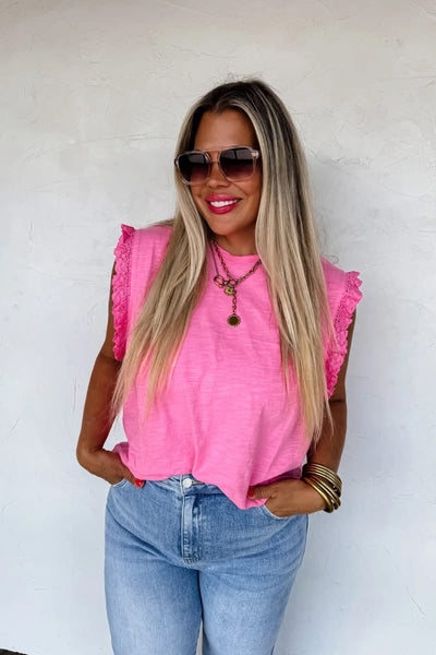 Sweet lace days tee