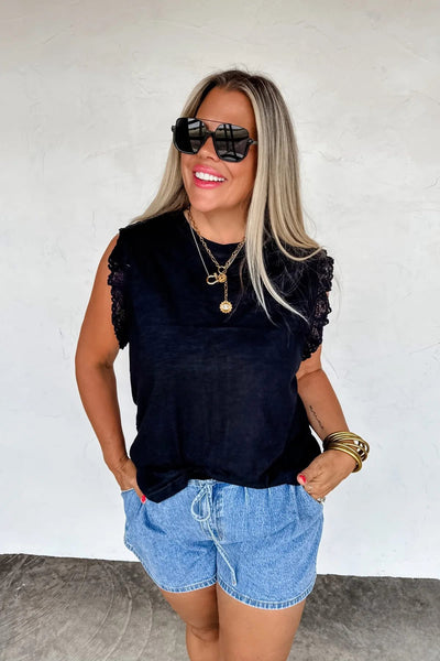 Sweet lace days tee