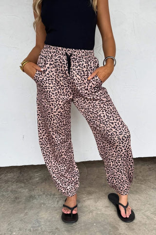 Coco cheetah joggers