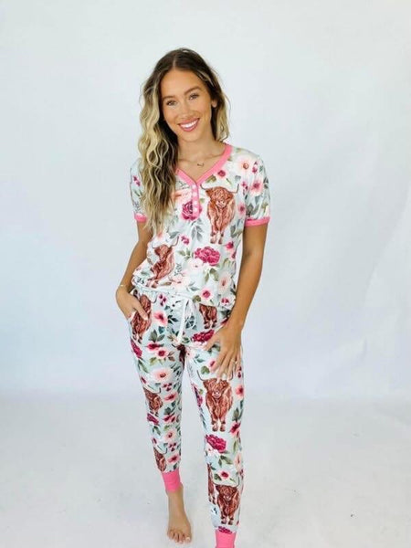 Animal print pajamas
