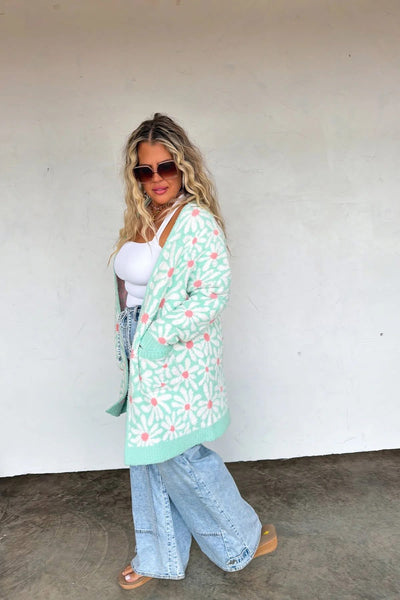 Spring cloud cardigan