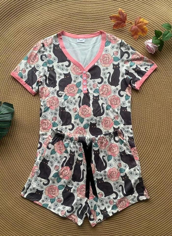 Black cat pjs