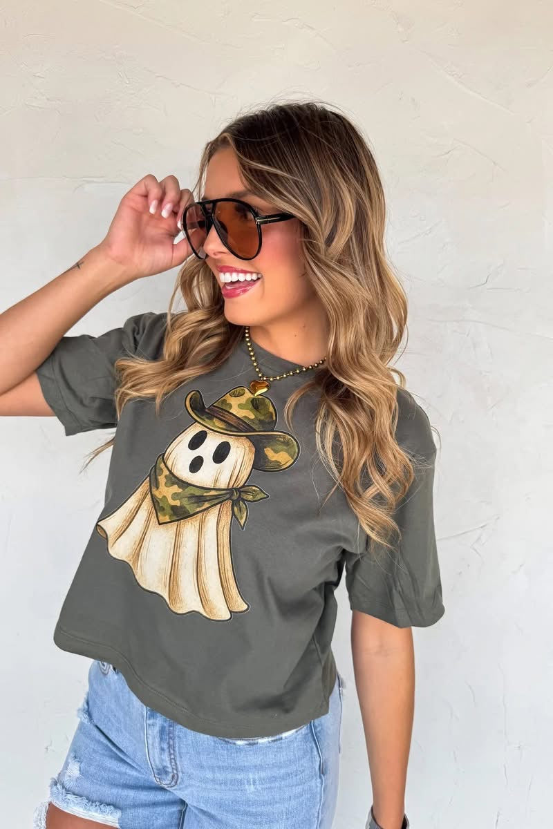 Camo ghost tee