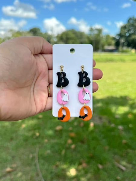 Clay Halloween earrings