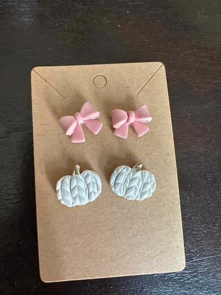 Clay Halloween earrings