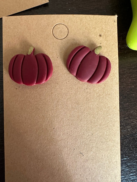 Clay Halloween earrings