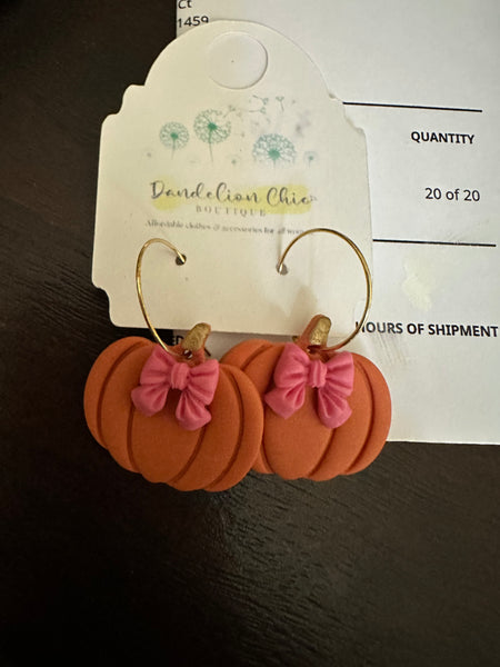 Clay Halloween earrings
