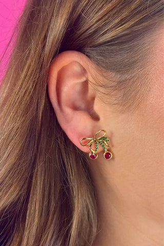 Cherry earrings
