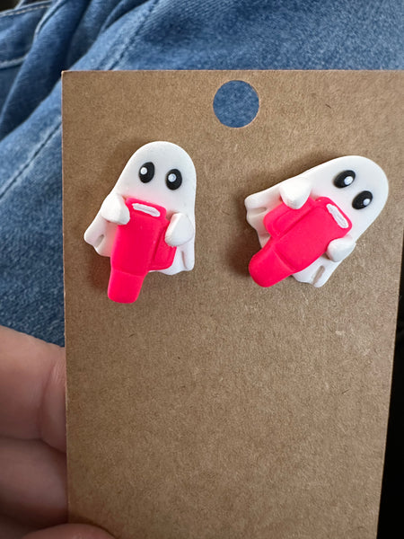 Clay Halloween earrings