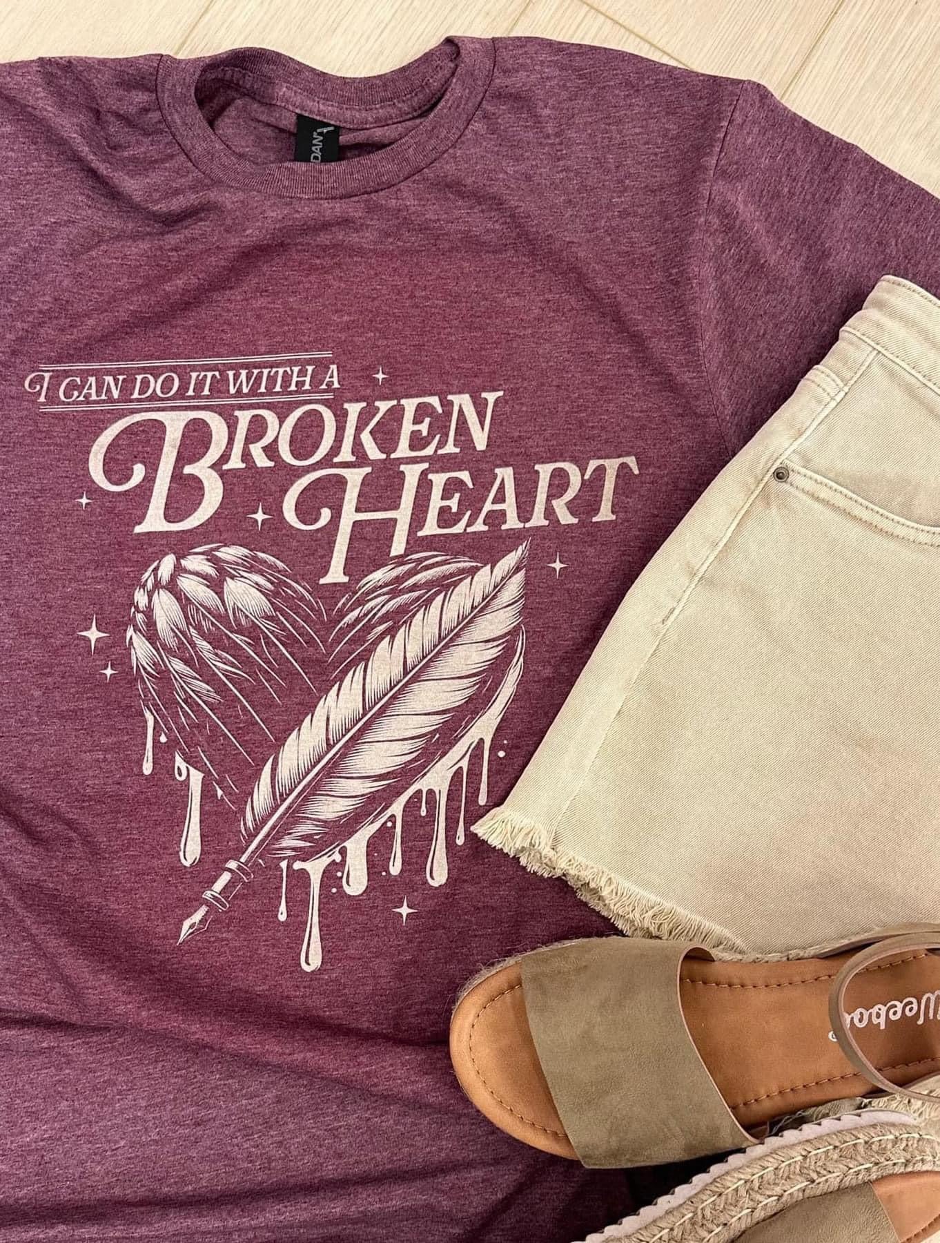 Broken heart tee