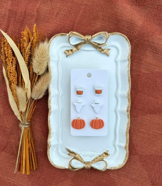 Clay Halloween earrings