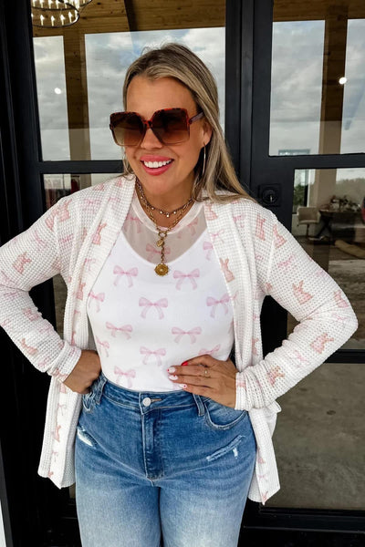 Chrissa bow top 2X