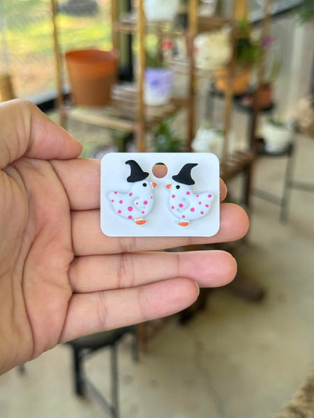 Clay Halloween earrings