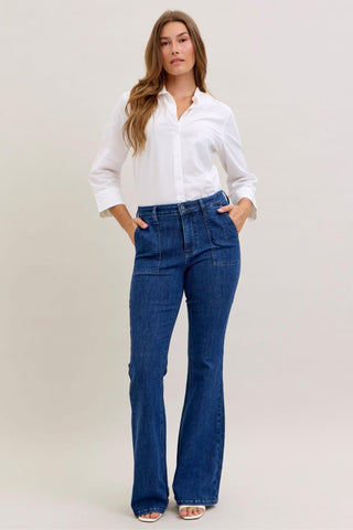 Judy Blue Flare Pocket jeans