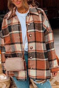 Plaid shacket colors vary