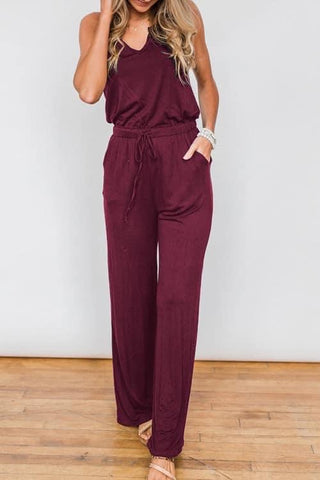 Wine Jumpsuit