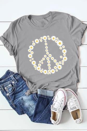 Daisy peace sign