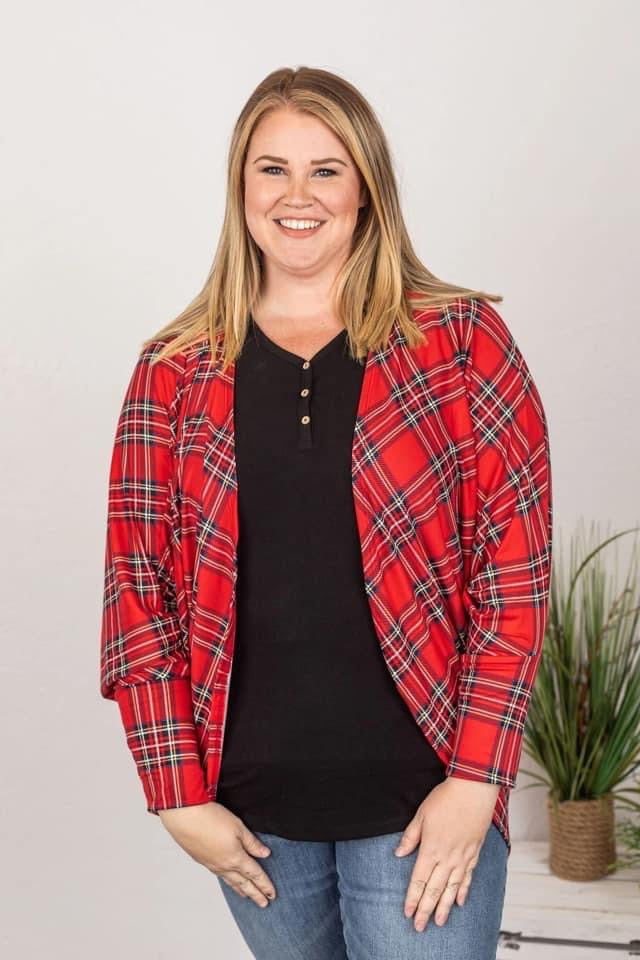 Emma plaid cocoon