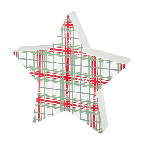 Cmas Plaid Star