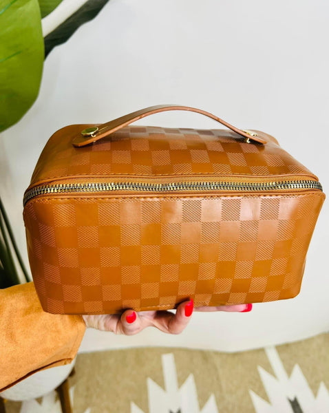 Makeup Bags Checkered