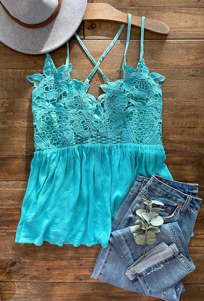 Grace lace tank