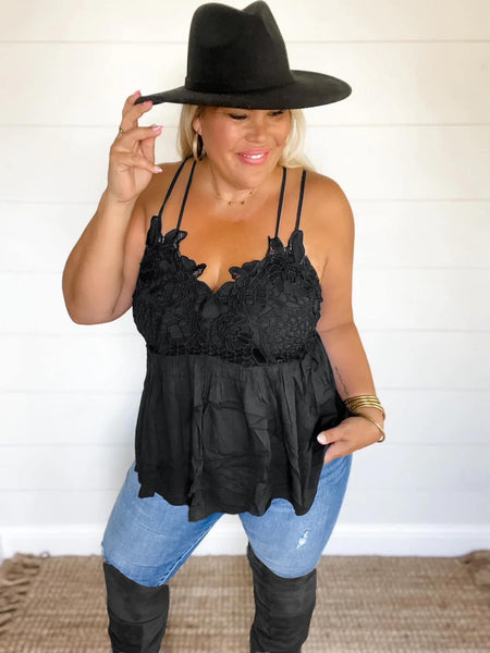 Grace lace tank