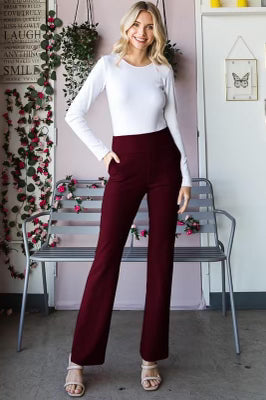 Flare Pants with Pockets