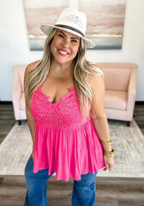 Grace lace tank